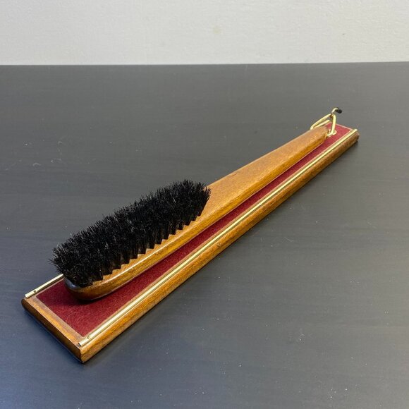 Wooden Wall Hanging Clothes Brush Hipster, Mid Century Wood Clothes Brushes. - Picture 1 of 10